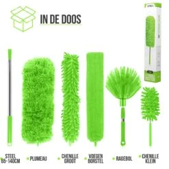 Strex Telescopische Plumeau Set Met Telescoopsteel - 60 Tot 140 Cm - Uitschuifbaar - Flexibel - Microvezel Ragebol - 5-Delige Schoonmaak Set 21 Strex Telescopische Plumeau Set Met Telescoopsteel - 60 Tot 140 Cm - Uitschuifbaar - Flexibel - Microvezel Ragebol - 5-Delige Schoonmaak Set -Schoonmaakartikelen Winkel 1200x1200 1032