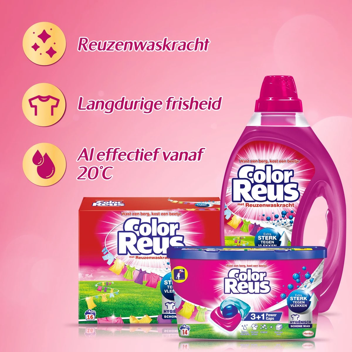 Color Reus Waspoeder Wasmiddel - Witte Reus - Voordeelverpakking - 65 Wasbeurten 10 Color Reus Waspoeder Wasmiddel - Witte Reus - Voordeelverpakking - 65 Wasbeurten - Afbeelding 8