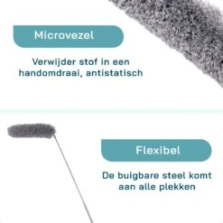 ForDig 7-Delige Plumeau Set - Duster Met Telescoopsteel Uitschuifbaar Tot 250 Cm - Inclusief Ragebol / Voegenborstel / Microvezel Doek / Chenille Borstel - Wasbaar - 360 Graden Draaibaar 15 ForDig 7-Delige Plumeau Set - Duster Met Telescoopsteel Uitschuifbaar Tot 250 Cm - Inclusief Ragebol / Voegenborstel / Microvezel Doek / Chenille Borstel - Wasbaar - 360 Graden Draaibaar -Schoonmaakartikelen Winkel 1200x1200 1057
