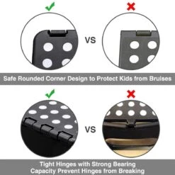 Buxibo - Kruk - Krukje - Keukentrap - Keukentrapje - Opvouwbaar Trapje - Keuken/Badkamer/Schuur Trapje - 29 X 24 X 40cm -Schoonmaakartikelen Winkel 1200x1200 1082