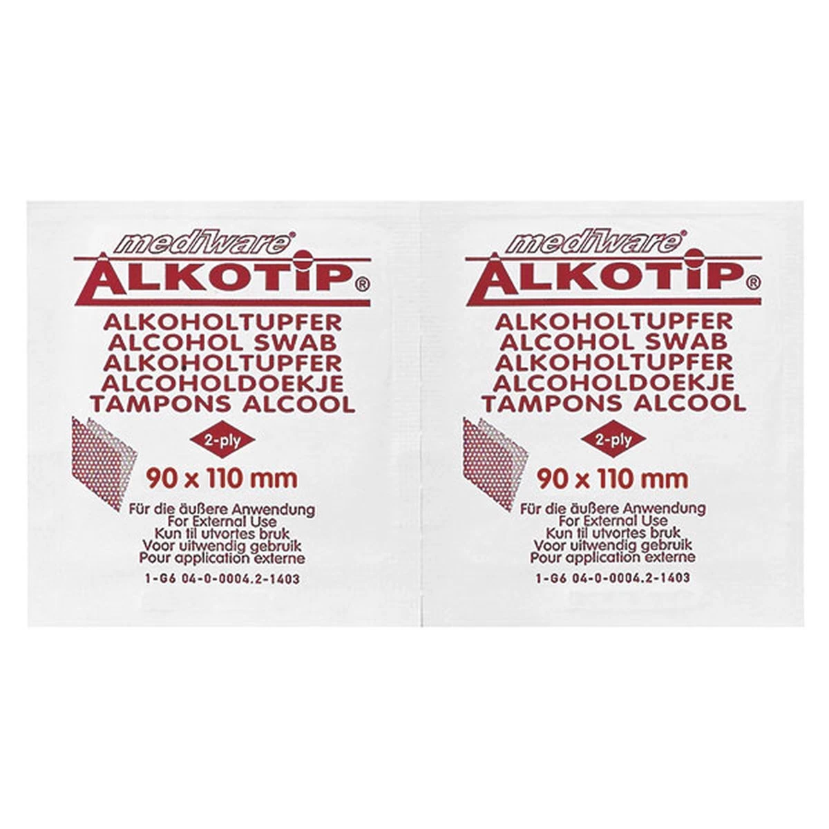 Alcoholdoekjes 90x110mm, 100 Stuks 7 Alcoholdoekjes 90x110mm, 100 Stuks - Afbeelding 5