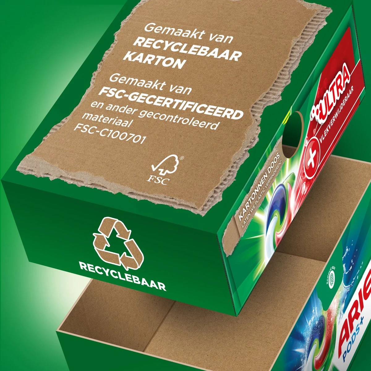 Ariel Wasmiddel Pods + Ultra Vlekverwijderaar - 4 X 28 Wasbeurten - Voordeelverpakking 9 Ariel Wasmiddel Pods + Ultra Vlekverwijderaar - 4 X 28 Wasbeurten - Voordeelverpakking - Afbeelding 7