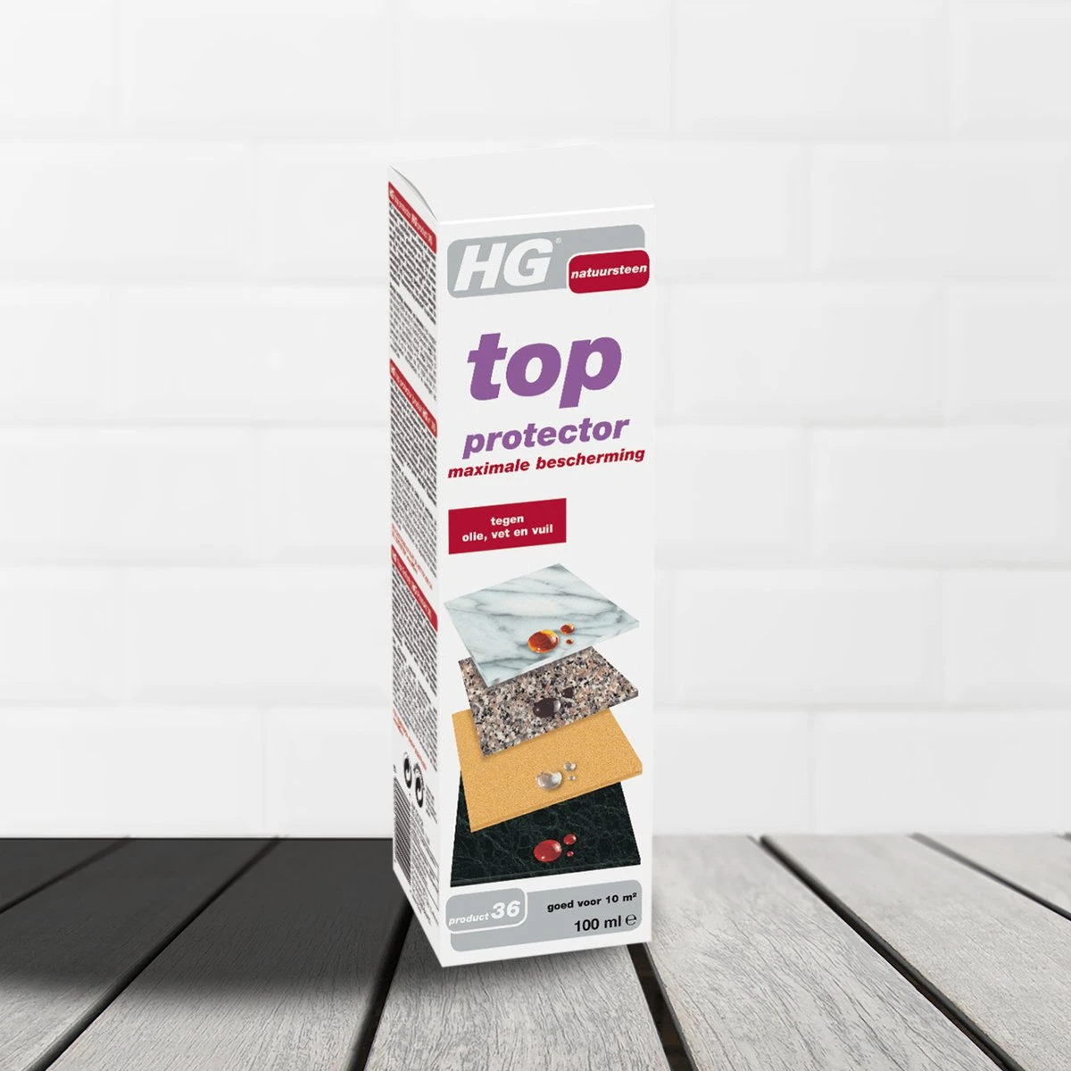 HG Natuursteen Aanrechtbladbeschermer - 100ml - Inclusief Niet Pluizende Doek 6 HG Natuursteen Aanrechtbladbeschermer - 100ml - Inclusief Niet Pluizende Doek - Afbeelding 4