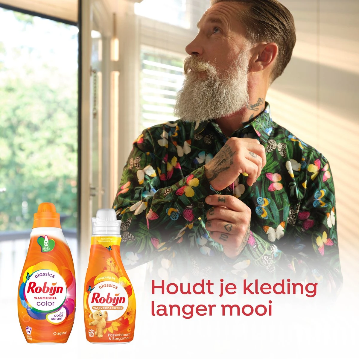 Robijn Color & Passiebloem Wasmiddel En Wasverzachter Pakket - 5 Stuks - Voordeelpakket 4 Robijn Color & Passiebloem Wasmiddel En Wasverzachter Pakket - 5 Stuks - Voordeelpakket - Afbeelding 2