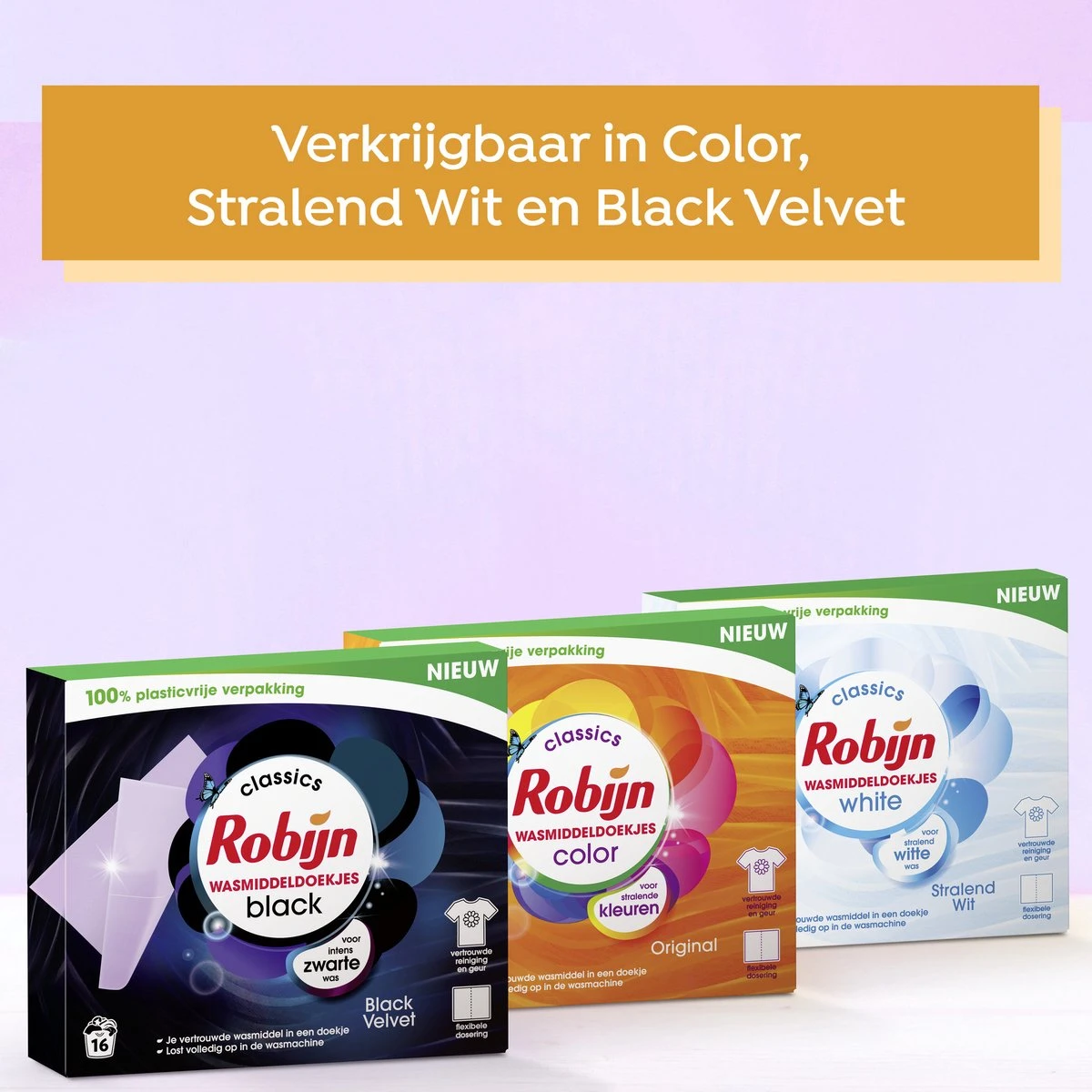 Robijn Classics Black Velvet Wasmiddeldoekjes - 4 X 16 Wasstrips - Voordeelverpakking 12 Robijn Classics Black Velvet Wasmiddeldoekjes - 4 X 16 Wasstrips - Voordeelverpakking - Afbeelding 10