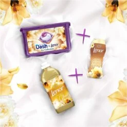 Lenor Gouden Orchidee - Wasverzachter - Voordeelverpakking 8 X 19 Wasbeurten -Schoonmaakartikelen Winkel 1200x1200 246