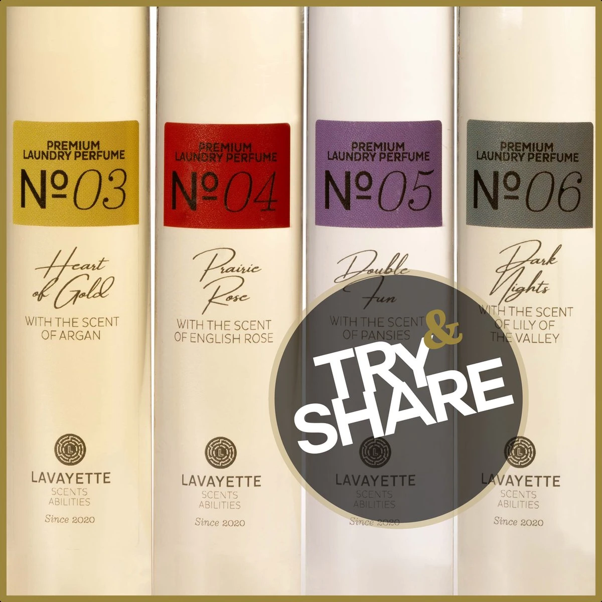 Lavayette Premium Wasparfum - Proefpakket 9x25ml - Geurbooster 4 Lavayette Premium Wasparfum - Proefpakket 9x25ml - Geurbooster - Afbeelding 2