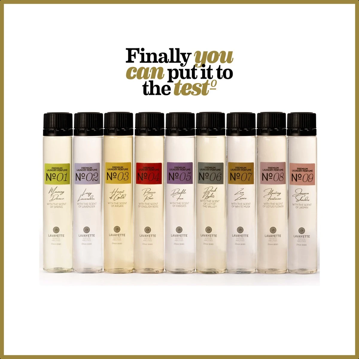 Lavayette Premium Wasparfum - Proefpakket 9x25ml - Geurbooster 8 Lavayette Premium Wasparfum - Proefpakket 9x25ml - Geurbooster - Afbeelding 6