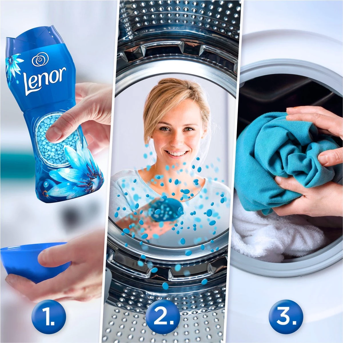 Lenor Geurbooster Zeebries - Geurparels - 6x11 Wasbeurten - Voordeelverpakking 4 Lenor Geurbooster Zeebries - Geurparels - 6x11 Wasbeurten - Voordeelverpakking - Afbeelding 2