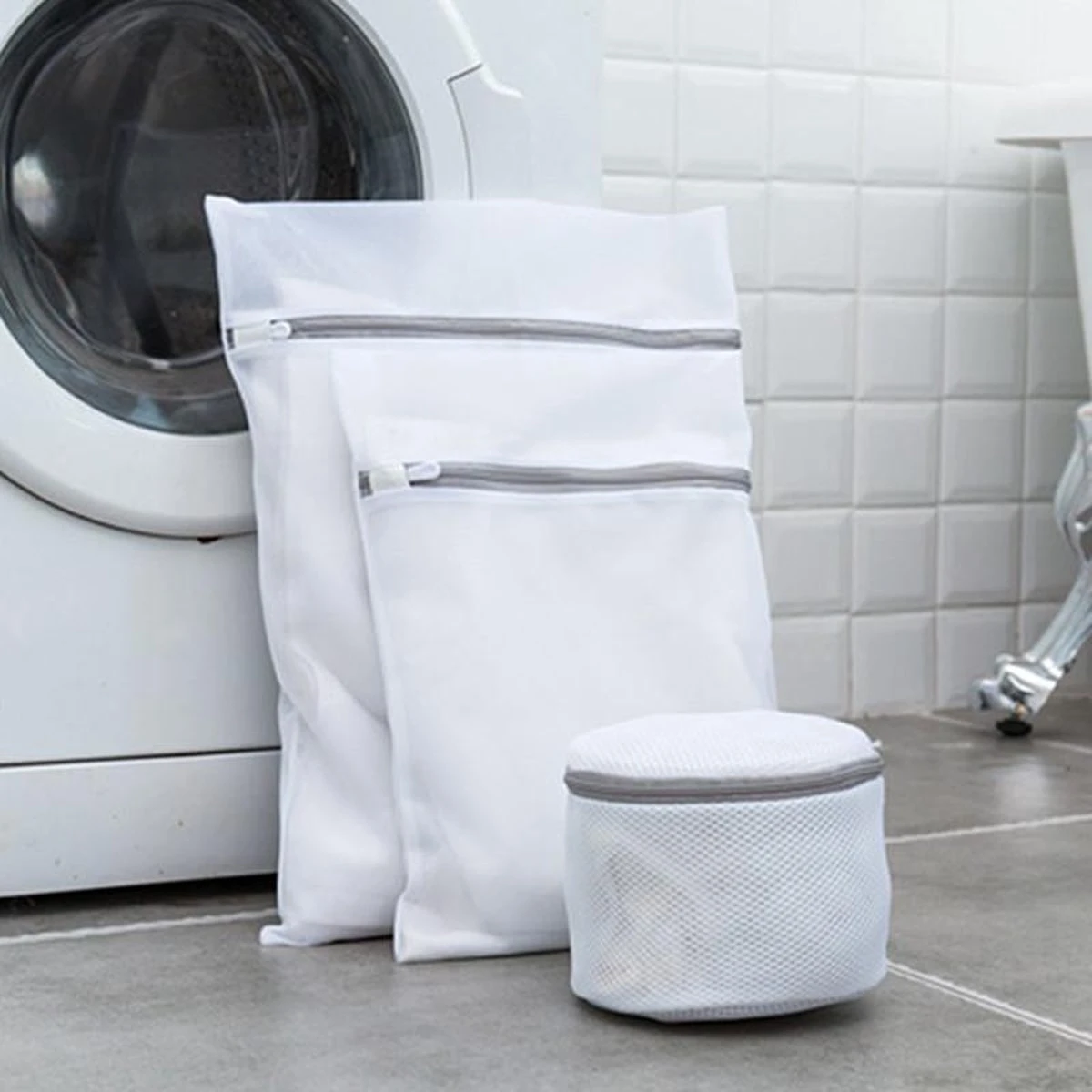 Merkloos Waszak 4 Delig - 1x Groot (50x60 Cm) - 1x Middel ( 40x50cm) - 1x Normaal (30x40cm) - 1x BH (17x15cm) 3 Merkloos Waszak 4 Delig - 1x Groot (50x60 Cm) - 1x Middel ( 40x50cm) - 1x Normaal (30x40cm) - 1x BH (17x15cm)