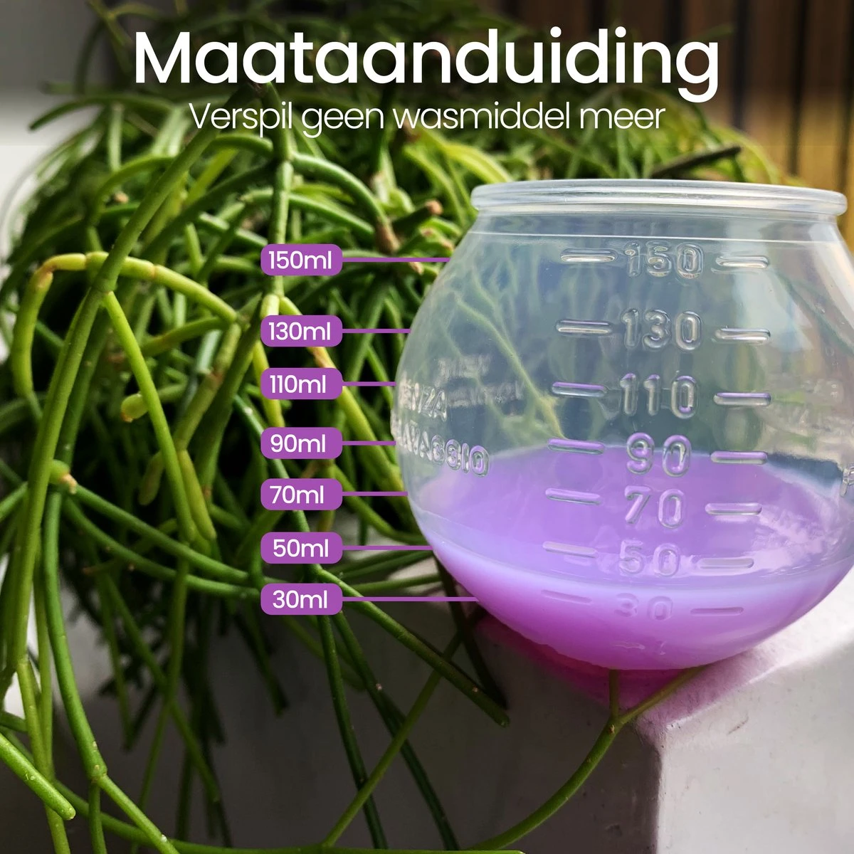 BluGo Doseerbol 5 Stuks - Wasbollen - Doseerdop - Drogerballen - Wasballen - Herbruikbaar - Maataanduiding - 150ml 4 BluGo Doseerbol 5 Stuks - Wasbollen - Doseerdop - Drogerballen - Wasballen - Herbruikbaar - Maataanduiding - 150ml - Afbeelding 2