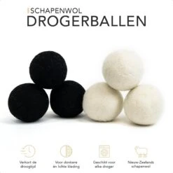 STEAMRS - 6x Wasdrogerballen - 100% Schapenwol - Verkort Droogtijd - Zachtere & Kreukloze Was 10 STEAMRS - 6x Wasdrogerballen - 100% Schapenwol - Verkort Droogtijd - Zachtere & Kreukloze Was -Schoonmaakartikelen Winkel 1200x1200 474