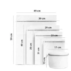 ForDig Wasnet Waszakjes (5 Stuks) Voor Lingerie En Fijne Was - Geschikt Voor Wasmachine - Met Rits - Wit 17 ForDig Wasnet Waszakjes (5 Stuks) Voor Lingerie En Fijne Was - Geschikt Voor Wasmachine - Met Rits - Wit -Schoonmaakartikelen Winkel 1200x1200 481