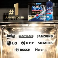 Finish Ultimate All In One Regular Vaatwastabletten - 80 Capsules 16 Finish Ultimate All In One Regular Vaatwastabletten - 80 Capsules -Schoonmaakartikelen Winkel 1200x1200 598