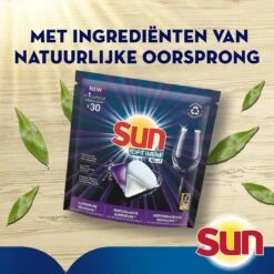 SUN® Sun Optimum All-in 1 Regular Capsules - 30 Vaatwastabletten - Maandbox 15 SUN® Sun Optimum All-in 1 Regular Capsules - 30 Vaatwastabletten - Maandbox -Schoonmaakartikelen Winkel 1200x1200 612