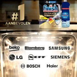 Finish Ultimate Infinity Shine Citroen Vaatwastabletten - 80 Capsules -Schoonmaakartikelen Winkel 1200x1200 630