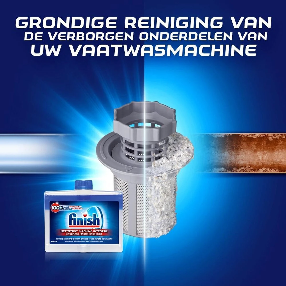 Finish Integrale Machinereiniger Regular Vaatwasser - 4x 250 ML - Voordeelverpakking 7 Finish Integrale Machinereiniger Regular Vaatwasser - 4x 250 ML - Voordeelverpakking - Afbeelding 5