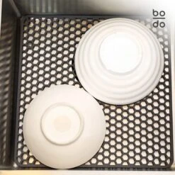 BODO Gootsteenmat Siliconen Donker Grijs - 30.5 X 30.5 Cm - Keuken Accessoires - Gootsteen Beschermer - Onderzetters Siliconen - Anti Kras - Gootsteen Accessoires 15 BODO Gootsteenmat Siliconen Donker Grijs - 30.5 X 30.5 Cm - Keuken Accessoires - Gootsteen Beschermer - Onderzetters Siliconen - Anti Kras - Gootsteen Accessoires -Schoonmaakartikelen Winkel 1200x1200 686