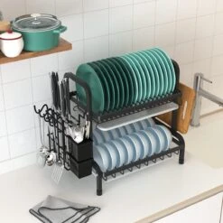 Dish Drying Rack Drainer Afdruiprek Metaal Afvoerafdruiprek Met Druppelbak Black Decker Droogrek Zwart Afdruiprek Brabantiaafdruiprek Metaal Muur -Schoonmaakartikelen Winkel 1200x1200 704
