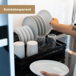 Baulk® - Afdruiprek - Afdruiprek Met Lekbak - Afwas - Droogrek Afwas - RVS - Bestekbak - Modern 15 Baulk® - Afdruiprek - Afdruiprek Met Lekbak - Afwas - Droogrek Afwas - RVS - Bestekbak - Modern -Schoonmaakartikelen Winkel 1200x1200 716