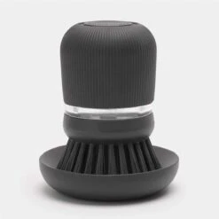 Brabantia Sink Side Afwasborstel - Met Zeepdispenser- Dark Grey -Schoonmaakartikelen Winkel 1200x1200 760