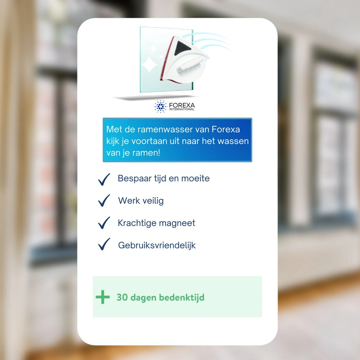 Magnetische Ramenwasser Voor Dubbel Glas - Ramenwisser - Ramenreiniger 12 Magnetische Ramenwasser Voor Dubbel Glas - Ramenwisser - Ramenreiniger - Afbeelding 10