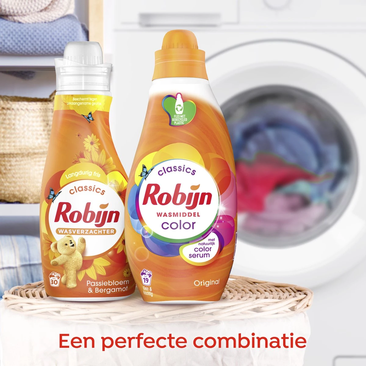 Robijn Klein & Krachtig Color Vloeibaar Wasmiddel - 152 Wasbeurten - Voordeelverpakking 8 Robijn Klein & Krachtig Color Vloeibaar Wasmiddel - 152 Wasbeurten - Voordeelverpakking - Afbeelding 6