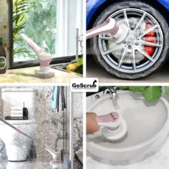 GoScrub® Elektrische Schoonmaakborstel – Elektrische Schrobber - Schrobborstel – Voor Badkamer Of Keuken – Schrobber Met Steel – Luiwagen – Polijstmachine - Roze 17 GoScrub® Elektrische Schoonmaakborstel – Elektrische Schrobber - Schrobborstel – Voor Badkamer Of Keuken – Schrobber Met Steel – Luiwagen – Polijstmachine - Roze -Schoonmaakartikelen Winkel 1200x1200 830