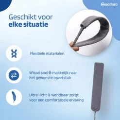 Woodoro Ragebol Uitschuifbaar Complete 9-Delige Set - Verstelbare Telescoopsteel - Plumeau - RVS - Zwart & Grijs 15 Woodoro Ragebol Uitschuifbaar Complete 9-Delige Set - Verstelbare Telescoopsteel - Plumeau - RVS - Zwart & Grijs -Schoonmaakartikelen Winkel 1200x1200 895