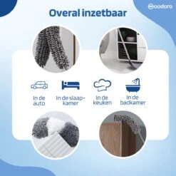 Woodoro Ragebol Uitschuifbaar Complete 9-Delige Set - Verstelbare Telescoopsteel - Plumeau - RVS - Zwart & Grijs 21 Woodoro Ragebol Uitschuifbaar Complete 9-Delige Set - Verstelbare Telescoopsteel - Plumeau - RVS - Zwart & Grijs -Schoonmaakartikelen Winkel 1200x1200 901