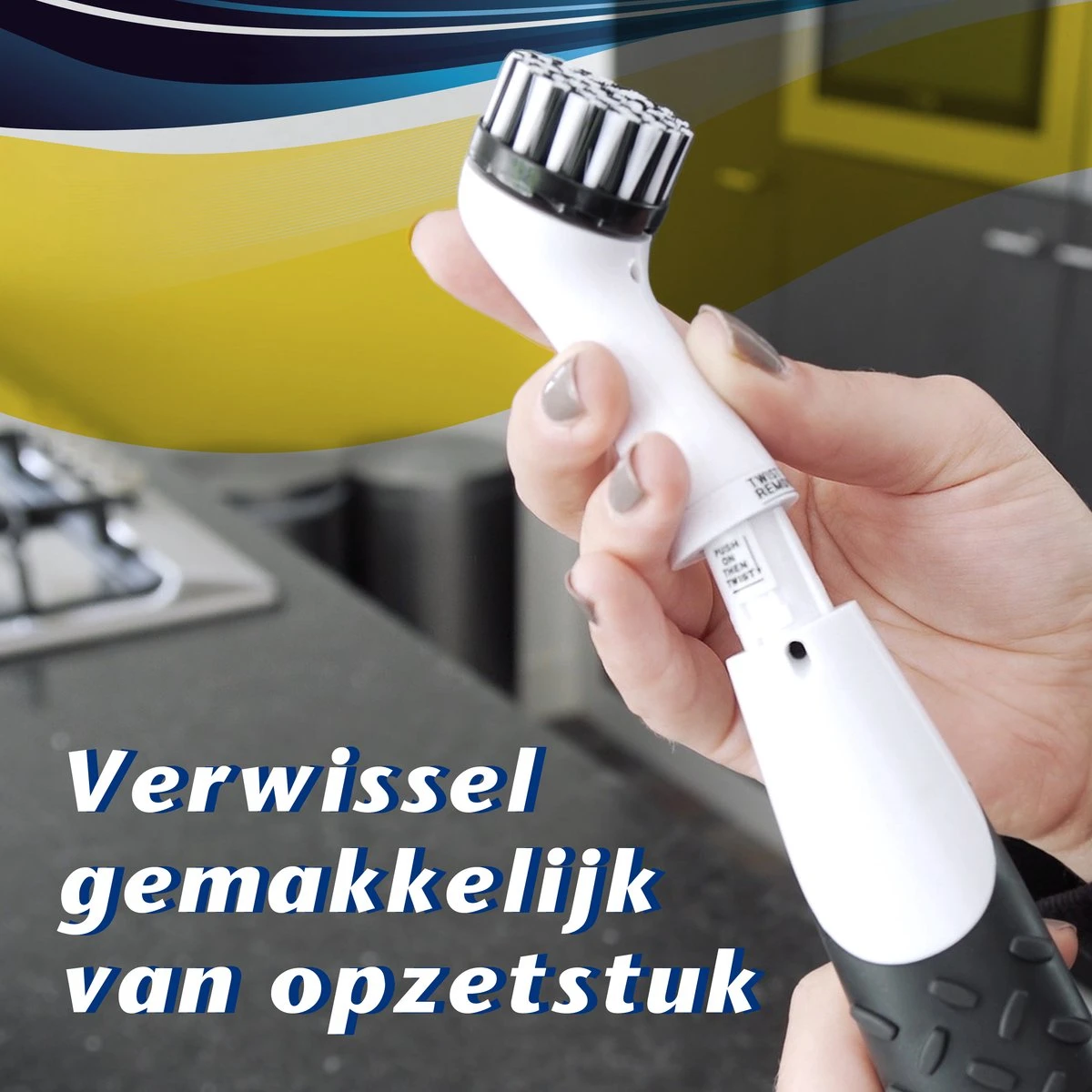 CleanRite® Multi Scrubber - Schoonmaakborstel Voor Auto, Fornuis, Tegels En Voegen 9 CleanRite® Multi Scrubber - Schoonmaakborstel Voor Auto, Fornuis, Tegels En Voegen - Afbeelding 7