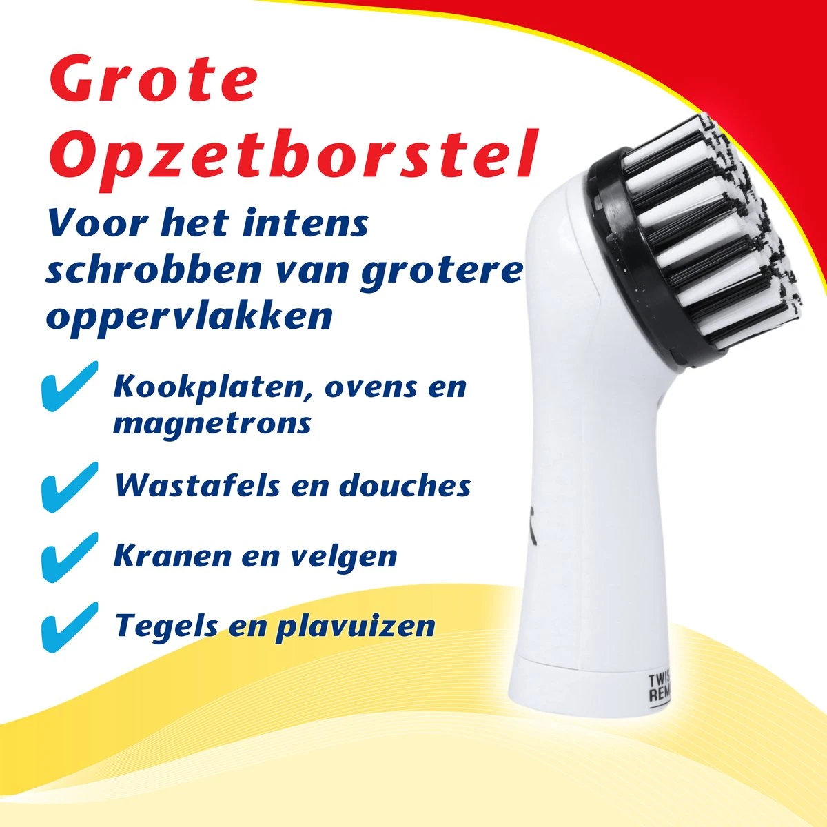 CleanRite® Multi Scrubber - Schoonmaakborstel Voor Auto, Fornuis, Tegels En Voegen 10 CleanRite® Multi Scrubber - Schoonmaakborstel Voor Auto, Fornuis, Tegels En Voegen - Afbeelding 8