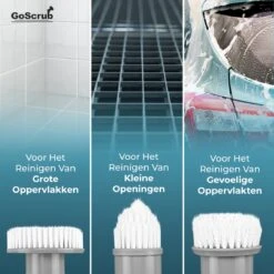 GoScrub® Elektrische Schoonmaakborstel – Elektrische Schrobber - Schrobborstel – Voor Badkamer Of Keuken – Schrobber Met Steel – Luiwagen – Polijstmachine - Poetsmachine Met 10 Opzetstukken 21 GoScrub® Elektrische Schoonmaakborstel – Elektrische Schrobber - Schrobborstel – Voor Badkamer Of Keuken – Schrobber Met Steel – Luiwagen – Polijstmachine - Poetsmachine Met 10 Opzetstukken -Schoonmaakartikelen Winkel 1200x1200 930