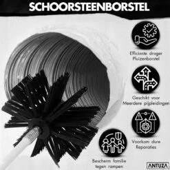 Antuza | Schoorsteenveegset | Schoorsteenreiniger | Schoorsteen Borstel | 9 Meter 12 Antuza | Schoorsteenveegset | Schoorsteenreiniger | Schoorsteen Borstel | 9 Meter -Schoonmaakartikelen Winkel 1200x1200 949