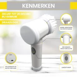 Lenga Elektrische Schoonmaakborstel - 5 In 1 Borstel - Oplaadbaar - Wasborstel - Schoonmaakmiddelen - Schrobborstels 12 Lenga Elektrische Schoonmaakborstel - 5 In 1 Borstel - Oplaadbaar - Wasborstel - Schoonmaakmiddelen - Schrobborstels -Schoonmaakartikelen Winkel 1200x1200 965