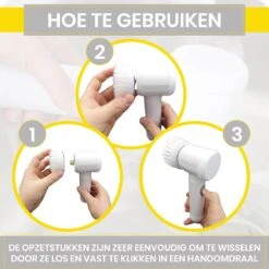 Lenga Elektrische Schoonmaakborstel - 5 In 1 Borstel - Oplaadbaar - Wasborstel - Schoonmaakmiddelen - Schrobborstels 14 Lenga Elektrische Schoonmaakborstel - 5 In 1 Borstel - Oplaadbaar - Wasborstel - Schoonmaakmiddelen - Schrobborstels -Schoonmaakartikelen Winkel 1200x1200 966