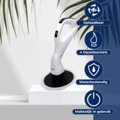 B-care Elektrische Schoonmaakborstel - 4 Opzetstukken - Wasborstel - Poetsmachine - Schrobborstel - Handborstel - Werkborstel - Schrobber - Boorborstel - Schoonmaakmiddelen - Reinigingsborstel 21 B-care Elektrische Schoonmaakborstel - 4 Opzetstukken - Wasborstel - Poetsmachine - Schrobborstel - Handborstel - Werkborstel - Schrobber - Boorborstel - Schoonmaakmiddelen - Reinigingsborstel -Schoonmaakartikelen Winkel 1200x1200 974