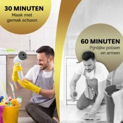 MostEssential Premium Elektrische Schoonmaakborstel 2023 Model – Elektrische Schrobber - Schrobborstel - Poetsmachine – Voor Badkamer Of Keuken - Inclusief 4 Borstelkoppen 16 MostEssential Premium Elektrische Schoonmaakborstel 2023 Model – Elektrische Schrobber - Schrobborstel - Poetsmachine – Voor Badkamer Of Keuken - Inclusief 4 Borstelkoppen -Schoonmaakartikelen Winkel 1200x1200 978