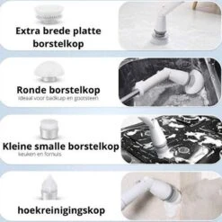 Elektrische Scrubber - Veelzijdige Schrobborstel - Elektrische Schoonmaakborstel - Binnen En Buiten Schoonmaken 12 Elektrische Scrubber - Veelzijdige Schrobborstel - Elektrische Schoonmaakborstel - Binnen En Buiten Schoonmaken -Schoonmaakartikelen Winkel 1200x1200 981