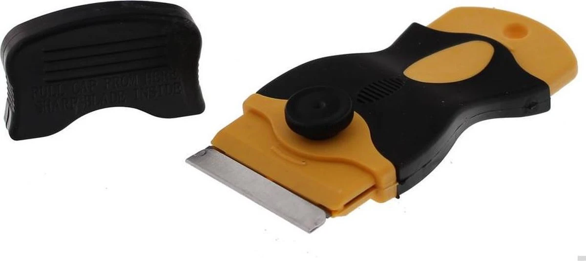 Scanpart Kookplaat Schraper - Schraapijzer - Radeermes - Voor Alle Glazen Kookplaten - Zoals Keramische Inductie En Halogeen Kookplaten - Kunststof - Vervangbaar Mesje - Krasvrij 9 Scanpart Kookplaat Schraper - Schraapijzer - Radeermes - Voor Alle Glazen Kookplaten - Zoals Keramische Inductie En Halogeen Kookplaten - Kunststof - Vervangbaar Mesje - Krasvrij - Afbeelding 7