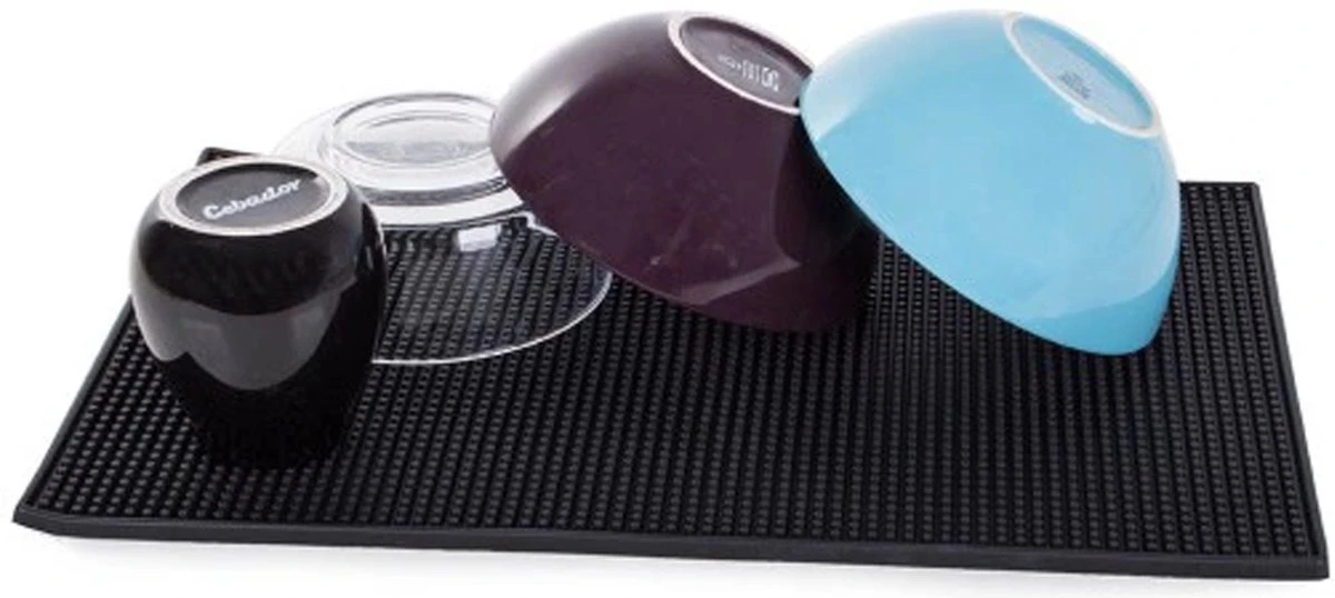 Afwas Droogmat - Afdruipmat - Barmat - Vaat Afwas Mat - Aanrechtmat - Siliconen - Anti Slip - 45 X 30 CM - Rheme 6 Afwas Droogmat - Afdruipmat - Barmat - Vaat Afwas Mat - Aanrechtmat - Siliconen - Anti Slip - 45 X 30 CM - Rheme - Afbeelding 4