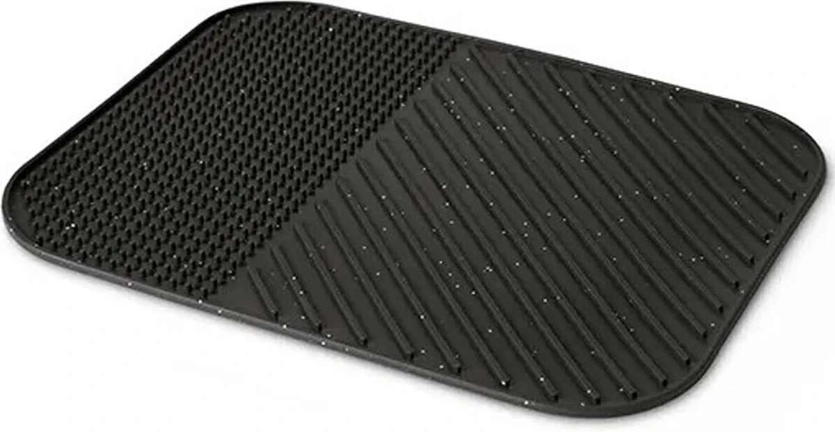 Merkloos Afdruipmat Met GRATIS Afwasborstel - Droogmat - Afdruipmat Siliconen - BPA Vrij - Afdruipmat Voor Afwas - Zwart 4 Merkloos Afdruipmat Met GRATIS Afwasborstel - Droogmat - Afdruipmat Siliconen - BPA Vrij - Afdruipmat Voor Afwas - Zwart - Afbeelding 2