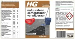 HG Natuursteen Cement- & Kalksluier Verwijderaar (HG Product 31) - 1L - Veilig In Gebruik 8 HG Natuursteen Cement- & Kalksluier Verwijderaar (HG Product 31) - 1L - Veilig In Gebruik -Schoonmaakartikelen Winkel 1200x634 1