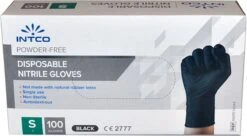 Intco Nitril Handschoenen - Latex Vrij - Zwart - 100 Stuks - Maat Small 13 Intco Nitril Handschoenen - Latex Vrij - Zwart - 100 Stuks - Maat Small -Schoonmaakartikelen Winkel 1200x660 1