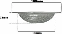 Merkloos Luxe RVS Gootsteen Zeef Ø80 - 90mm - Gootsteenstop - Afvoerzeef - Korfplug -Schoonmaakartikelen Winkel 1200x667 1