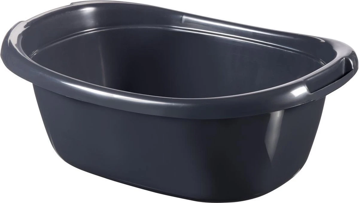 Curver Ovale Teil - Afwasbak - 20L - Antraciet 3 Curver Ovale Teil - Afwasbak - 20L - Antraciet