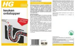 HG Keukenontstopper - 1L - De NR1 Ontstopper - Biologisch Afbreekbaar -Schoonmaakartikelen Winkel 1200x741