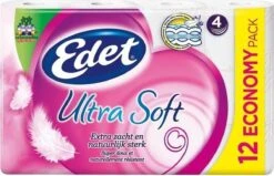 Edet Toiletpapier Ultra Soft 4 Laags 12 Rollen 5 Edet Toiletpapier Ultra Soft 4 Laags 12 Rollen -Schoonmaakartikelen Winkel 1200x772 2