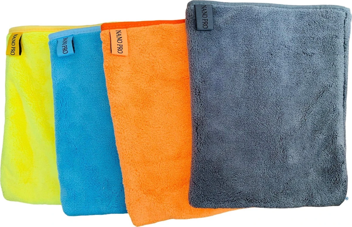 Nanohandschoen Nanodoekjes Geel, Grijs, Oranje 3 Stuks NANO PRO 3 Nanohandschoen Nanodoekjes Geel, Grijs, Oranje 3 Stuks NANO PRO