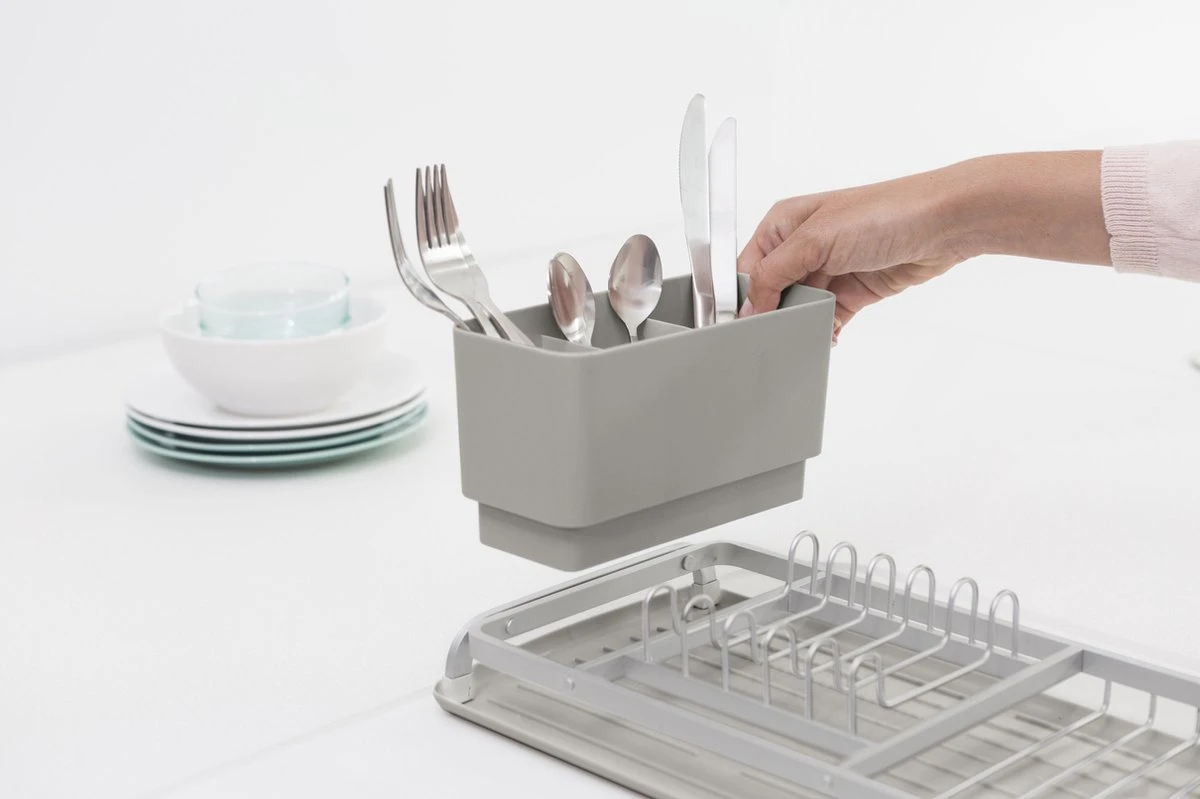 Brabantia SinkSide Afdruiprek Compact - Mid Grey 7 Brabantia SinkSide Afdruiprek Compact - Mid Grey - Afbeelding 5